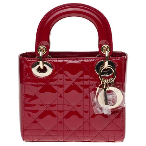 dior bag red|dior cherry red leather bag.